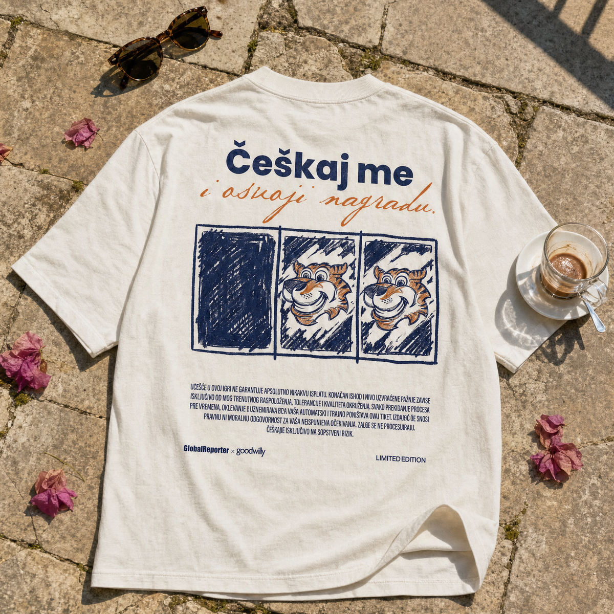 Češkaj me unisex majica lifestyle